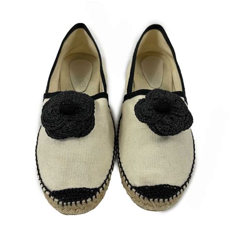 chanel camellia flower espadrilles|where to buy espadrilles.